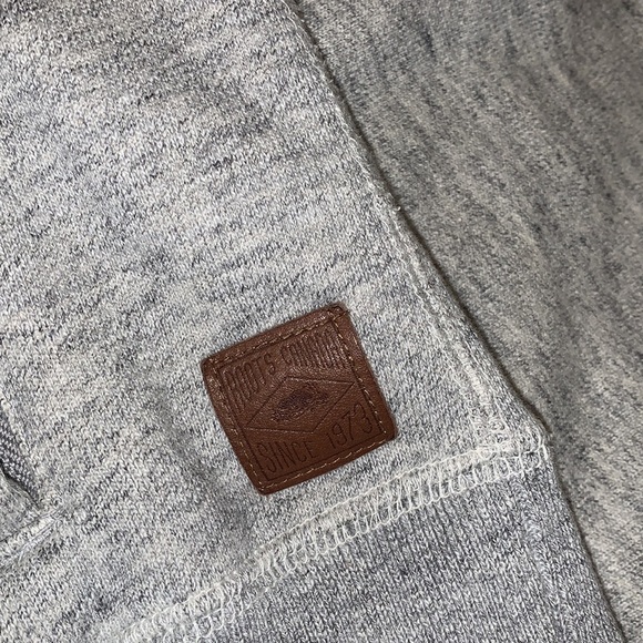 Roots Canada Grey Thick Jersey Cotton Sweater Jacket - Women’s Size XL - Picture 9 of 10